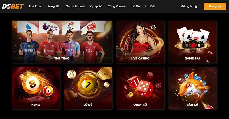 Nhà cái DEBET - Đẳng cấp của nhà cái bóng đá hàng đầu nước Đức